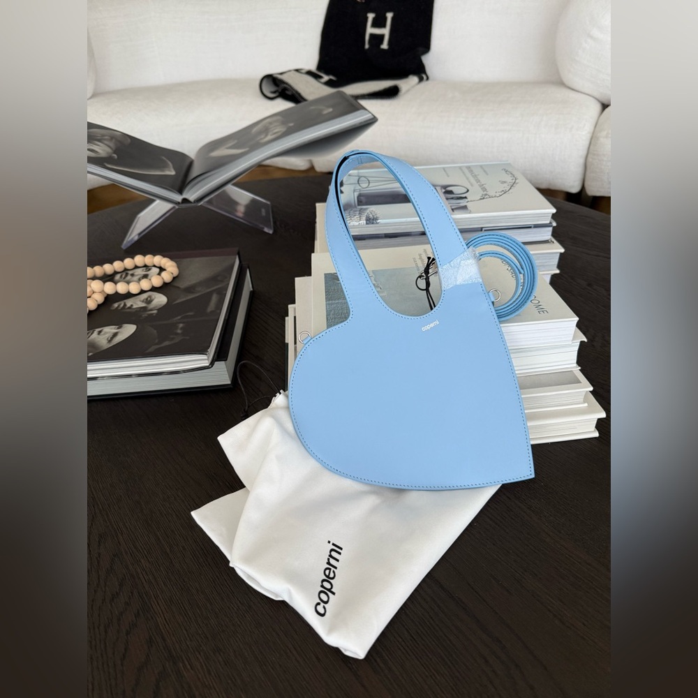 COPERNI Heart-Shaped Blue Crossbody Bag, NWT - Picture 6 of 17